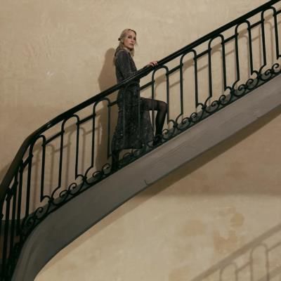 The Graceful Ascendancy of Candice King: A Stunning Staircase Performance