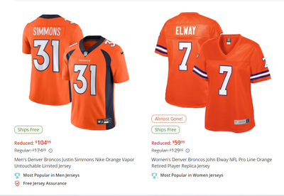 Broncos jersey discounts might signal new uniforms on deck