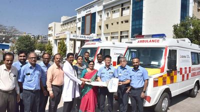 K.R. and district hospitals get hi-tech ambulances