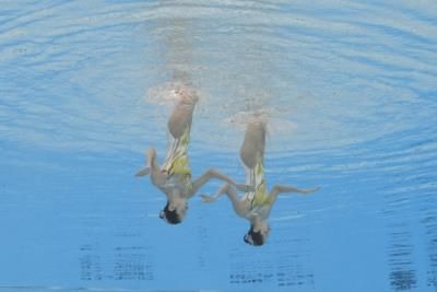 China's Wang Liuyi and Wang Qianyi win gold in Artistic Swimming