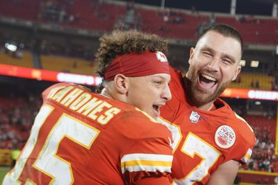 Raiders locker room repainted for Chiefs ahead of Super Bowl LVIII