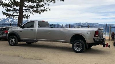 Fulfill Your Weird Truck Fantasies With This Cartoonishly Long Dodge Ram 4500