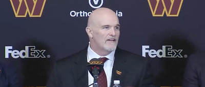 Dan Quinn opened his introductory Commanders press conference with an incredibly awkward quote