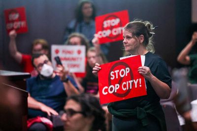 Protests as Atlanta council adopts new rules for referendum on Cop City
