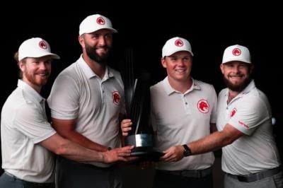 Jon Rahm's Triumph: A Captivating Celebration with Teammates and Family