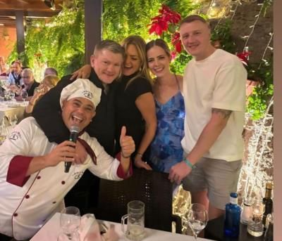 Ricky Hatton's Memorable Dinner in Tenerife: Food, Friends, and Fun