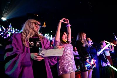 Chinese 'Swifties' Shake It Off At Beijing Watch Party