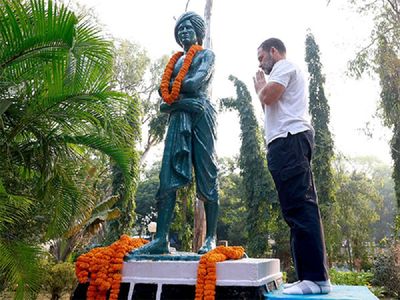 Bharat Jodo Nyay Yatra: Rahul Gandhi pays tributes to tribal leader Birsa Munda in Jharkhand