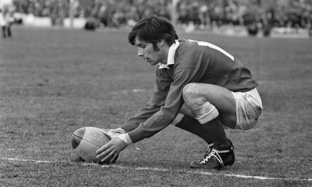 Farewell Barry John, the fly-half who played rugby…