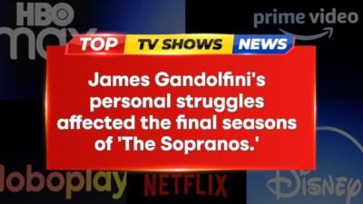 James Gandolfini's personal struggles impacted his performance on The Sopranos.