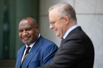 Papua New Guinea’s PM to address Australian parliament as Pacific security race with China builds