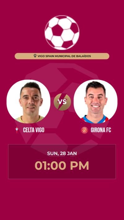 Girona FC triumphs with a 1-0 victory over Celta Vigo