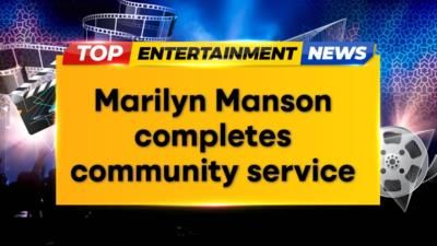 Marilyn Manson completes community service after concert camerawoman incident