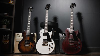 “This cherished model has now been refined”: Gibson’s sleek Les Paul Modern Studio brings the Modern line’s player-friendly features to a proper mahogany body and maple cap USA build – and all for under $2K