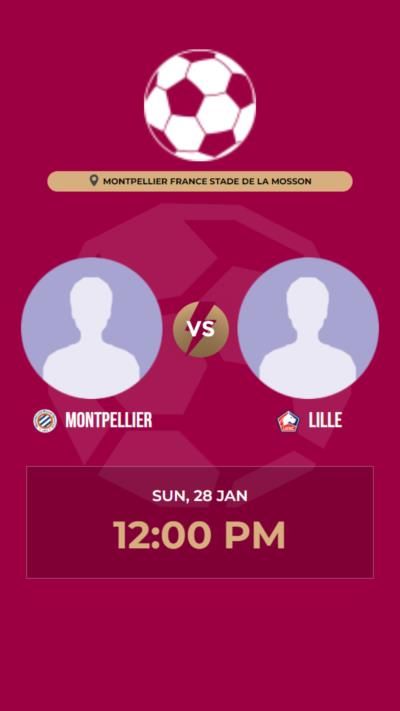 Goalless draw between Montpellier and Lille in Ligue 1 match