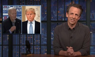 Seth Meyers on Biden’s true opinion of Trump: ‘Let it rip, Joe!’