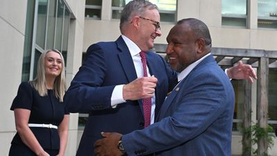 PNG rules out China pact as PM arrives in Australia