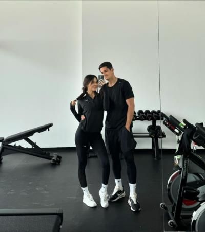 Sabina and her partner embody fitness as a committed couple