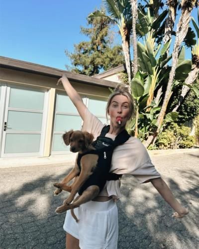 Julianne Hough's Stylish Pet Parenthood: A Heartwarming Photoshoot