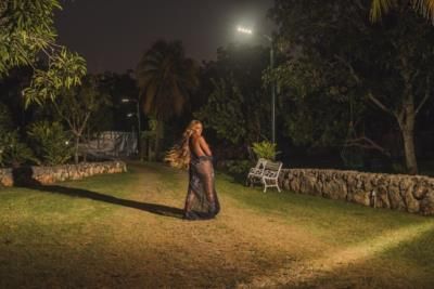 Amara La Negra stuns in captivating garden photoshoot