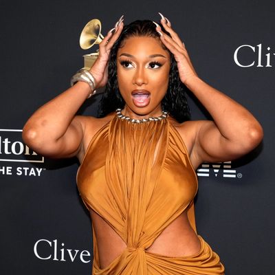 Megan Thee Stallion Made the French Manicure Hers With an Extra-Sharp Twist
