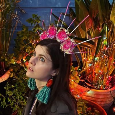 Alexandra Daddario Stuns in Bold Floral Photoshoot on Instagram