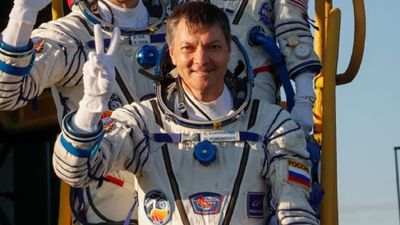 Russian cosmonaut Oleg Kononeko breaks record for longest time spent in space — and he still has 6 months to go