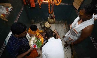 Bharat Jodo Nyay Yatra 25th Day: Congress MP Rahul Gandhi offers prayers at Vedvyas temple in Rourkela
