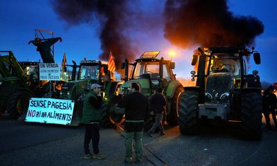 Thousands of tractors block roads across Spain as farming lobby calls EU debate a ‘blame game’ – as it happened
