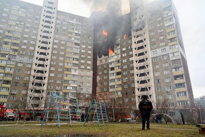 'Massive' Russian Air Attack Kills At Least Four In Ukraine