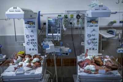 Desperate parents in Gaza struggle with infant formula shortages