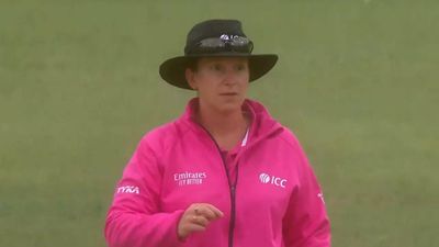 Watch - Right call, wrong signal: Umpire's hilarious reaction after on-field gaffe