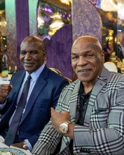 Legendary Boxers Mike Tyson and Evander Holyfield: Timeless Elegance Unleashed