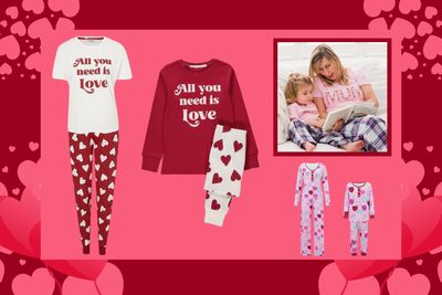 6 adorable mini me pyjama sets that are perfect for Valentine's Day (and every night after)