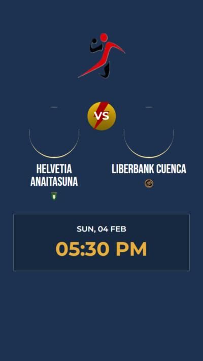 Helvetia Anaitasuna defeats Liberbank Cuenca in a thrilling handball match