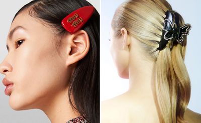 Ten sculptural hair clips to tame your tresses, from Miu Miu, Prada and more