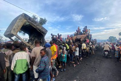 Thousands flee in eastern DR Congo as M23 rebels advance near Goma