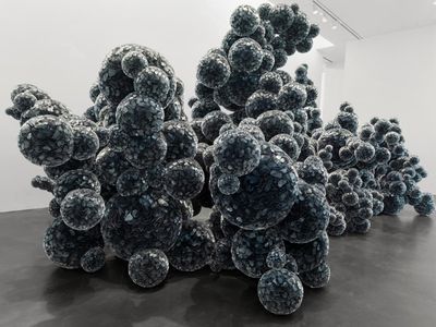 It’s alive! It’s alive! The giant scary sculptures made of bubbles, blobs and body parts