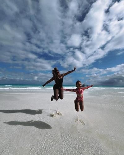 Serena Williams Embraces Motherhood in Beach Bliss with Daughter