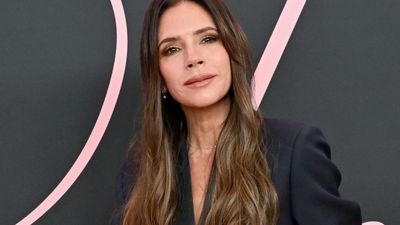 Victoria Beckham's sheer lace shirt under tailored blazer proves sultry yet subtle see-through is wearable