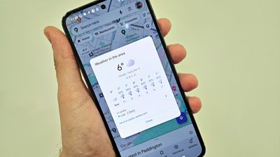 Google Maps on Android now has weather information so you can finesse your journeys and city exploration