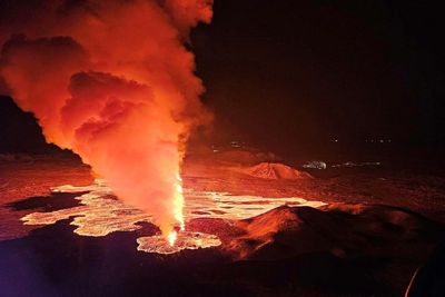 Icelandic Volcano Erupts For Third Time Since December