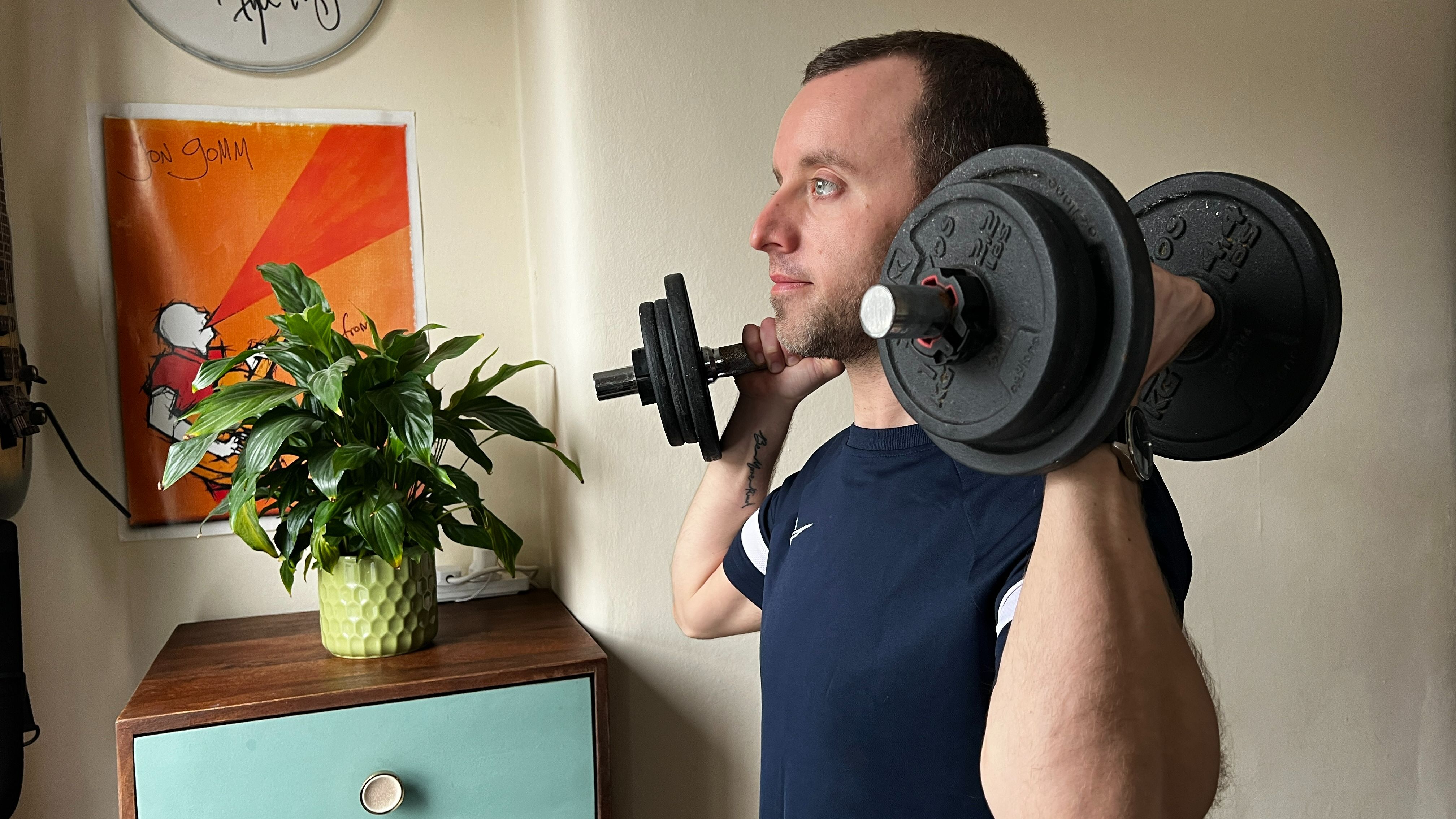 I tried this 8-move full-body dumbbell workout, and I…