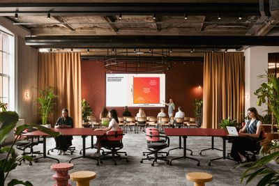 Edelman’s Gensler-designed office combines colour, warmth and rawness