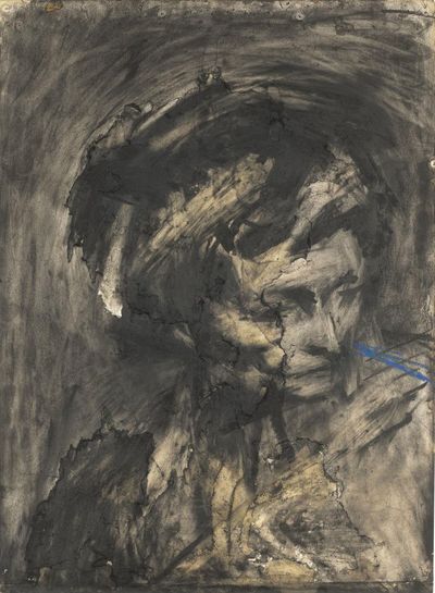 Frank Auerbach: The Charcoal Heads review: war-scarred faces on paper that has taken a pounding