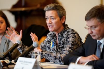 EU's Vestager skeptical about Big Tech's compliance with EU rules