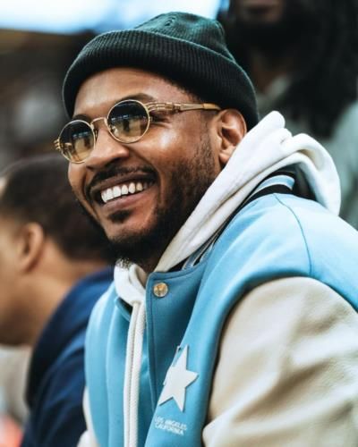Carmelo Anthony's Courtside Style and Basketball Prowess at Melo Classic