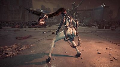 Stellar Blade dev, also known for butt-jiggling game Nikke, says he "put special attention" into the female lead's back because that's what players see most of the time