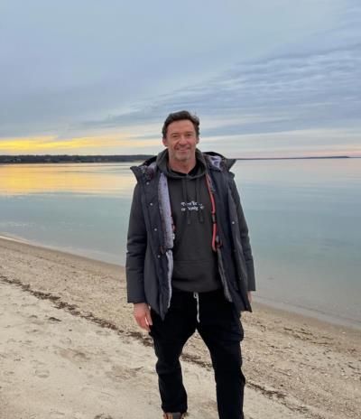 Captivating Serenity: Hugh Jackman's Picture-Perfect Moment