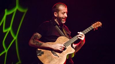 “Basically, I climb up telegraph poles late at night, tear down the cabling with my bare hands and use that to string my guitar!”: Jon Gomm on how he's using wild tunings, giant strings, and lessons from Jeff Beck's whammy work to redefine the acoustic